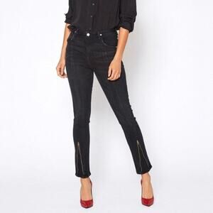 NEW • NO END Denim Angie High Rise Skinny Jeans in Slash